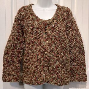 Handmade Button‎ Up Sweater Size S/M